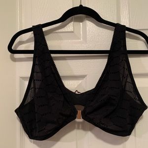 Savage Logo Bralette in Black